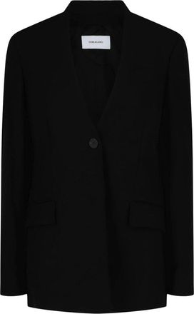 Ferragamo Single-Breasted Wool Blazer