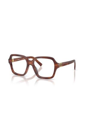 Miu Miu 52mm Square optical glasses in Brown at Nordstrom