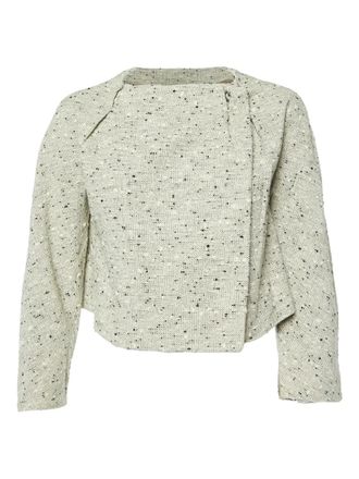 Marni Tweed jack met spikkels - Beige