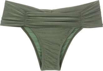 Lygia & Nanny Jasper ruched bikini bottoms - women - Polyamide/Spandex/Elastane - 48 - Green