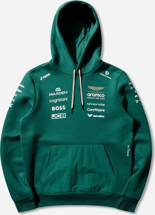 Puma ASTON MARTIN ARAMCO F1 TEAM Replica Hoodie Green Lux