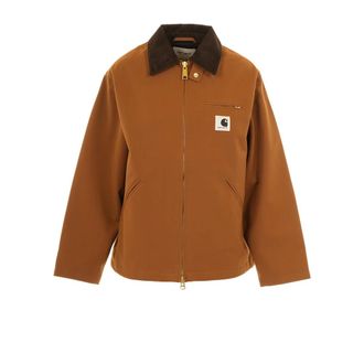 Carhartt Work in Progress Carhartt Wip, Light Jackets, female, Brown, Size: M W Clark Jacket