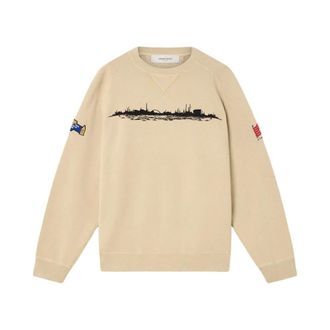 Golden Goose Journey Sweatshirt - Sweatshirts & Hoodies - Mujer - Beige - S