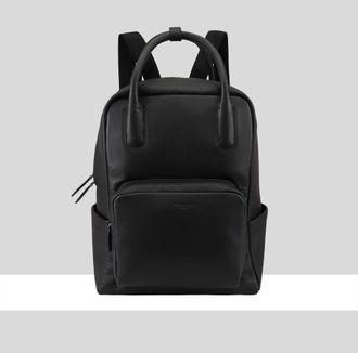 Paul Costelloe Mens Ashton Leather Backpack - Black - One Size