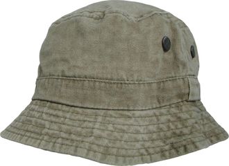 Generic Mens or Womens 100% Cotton Bucket Hats (60 cm, Khaki)