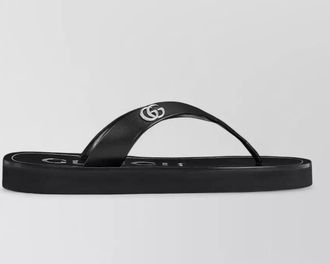 Gucci leather thong sandals