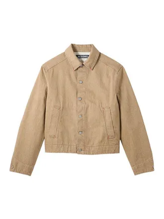 Jacquemus Beige Miranda De-Nimes Jacket In Denim