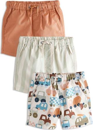 Next Kids Set of 3 Assorted Cotton Shorts in Multi at Nordstrom, Size 12-18M