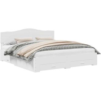 vidaXL Estructura De Cama Con Caj&oacute;n 180 X 200 Cm Madera De Ingenier&iacute;a Vidaxl