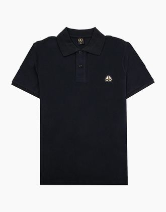 Moose Knuckles Mens Moose Knuckles Gold Series Everett Polo Black - Size: 38