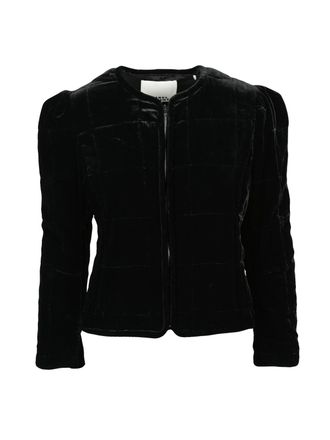 Isabel Marant Black Viscose-Blend Velvet Jacket