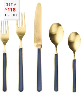 Mepra 20Pc Fantasia Ice Flatware Set With $118 Credit