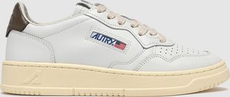 Autry Baskets Homme Medalist Low Leat White Choco