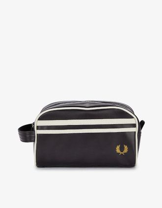 Fred Perry Mens Fred Perry Laurel Wreath Wash Bag - Black
