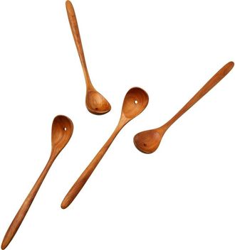 Be Home Teak Olive Spoons - Set of 4 at Nordstrom