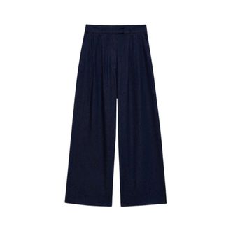 Anine Bing Donna, Pantaloni, Blu, L, new