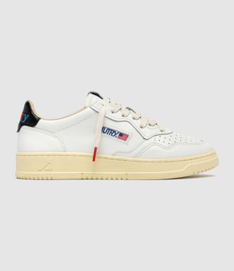 Autry Baskets Homme Medalist Low Lea Lealogo White Black