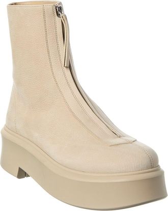The Row Zipped Leather Boot
