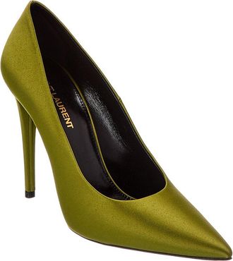 Saint Laurent Monceau 110 Satin Pump