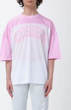 GCDS T-shirt over in poliestere con logo Gcds