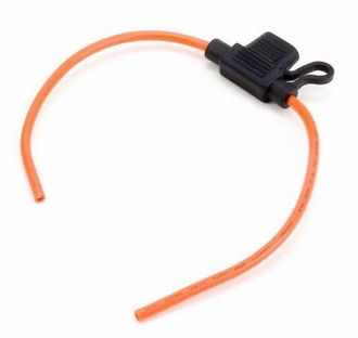 AMA Portafusibile A Tenuta Stagna Per Fusibile Bilama Con Cavo 4 Mm&sup2; Lunghezza 120 Mm