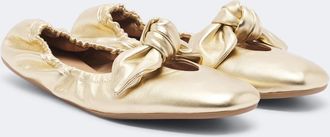 Zimmermann Bailarinas Carousel de piel metalizada