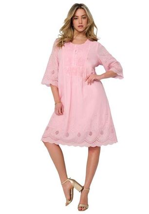 Roaman's Cotton Lace Dress in Primrose at Nordstrom, Size 24