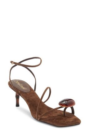 Jeffrey Campbell Carnelian Sandal in Espresso Suede at Nordstrom, Size 5.5