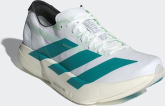 adidas adidas Performance Mens Adizero Adios Pro 4 Shoes - White/Green - Size UK 10.5