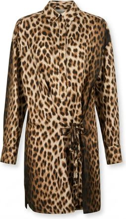 Sportmax Chemisier Spxcinema - Dames - Shirt Kleedjes - Bruin - XS - Kleedjes