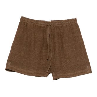 Le Kasha Short Shorts - Shorts - Mujer - Marr&oacute;n - S