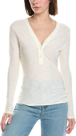 James Perse Jersey Henley Top