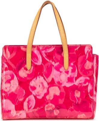 Louis Vuitton Pre-owned Handbags, female, Pink, Size: ONE SIZE Pre-owned Floral Print Tote Bag