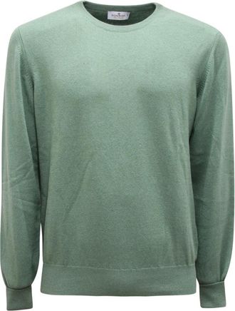 Sonrisa Cxxm 63K0Gt 80Qhg 9999 Trui - Heren - Ronde hals truien - Groen - 2XL - Kasjmier - Truien & Vesten