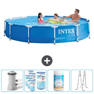 Intex Piscina Con Estructura Redonda - 366x76 Cm - 7-piezas Scb96