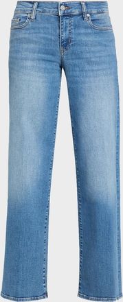 Frame Denim Le Slim Low-Rise Wide-Leg Jeans