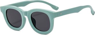 Generic Square Men Outdoor Sunglasses Vacation Sports Women Driving Sun Glasses(Green)