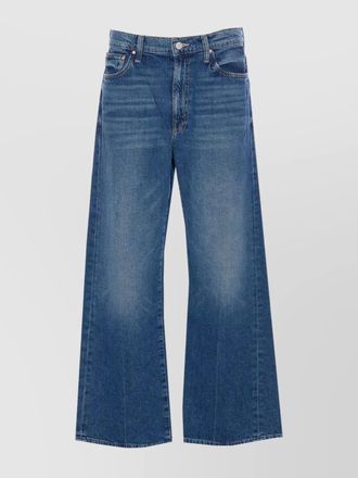 Mother denim wide-leg ankle jeans