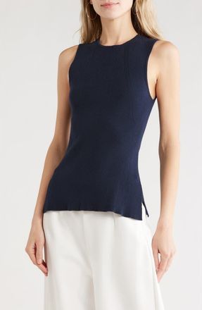 French Connection Rib Tank in Navy at Nordstrom Rack, Size X-Small