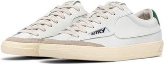 Autry Windscape Low Leather Sneaker in White/amazon at Nordstrom, Size 40
