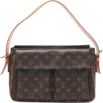 Louis Vuitton Pre-owned Shoulder Bags, female, Brown, Size: ONE SIZE Pre-owned Vintage Shoulder bag