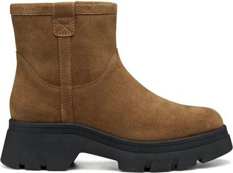 Geox D Pluette Enkellaarsjes - Dames - Enkellaarsjes - Bruin - 40 EU - Su&egrave;de - Schoenen
