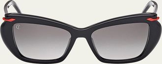 Christian Louboutin Square Acetate Sunglasses