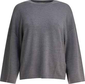 Khaite Darcy Sweater - Dames - Ronde hals truien - Grijs - M - Wol - Truien & Vesten