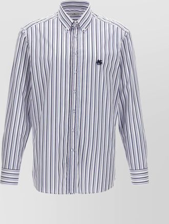 Etro logo embroidery shirt