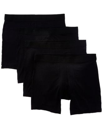Elie Tahari 4Pk Modern Fit Luxe Micro Ultra Soft Boxer Brief