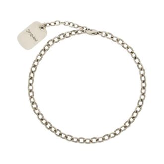 Saint Laurent Logo Chain Bracelet - male - Saint Laurent - Bracelets - Gray - L - Accessories