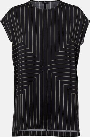 Joseph Top Louison in misto seta a righe