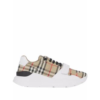 Burberry Check Suede Sneakers