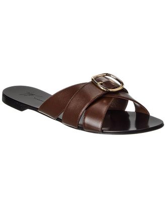 Giuseppe Zanotti Anuvorock Leather Sandal
